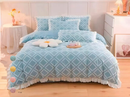 مفرش لحاف Tufting Waffle