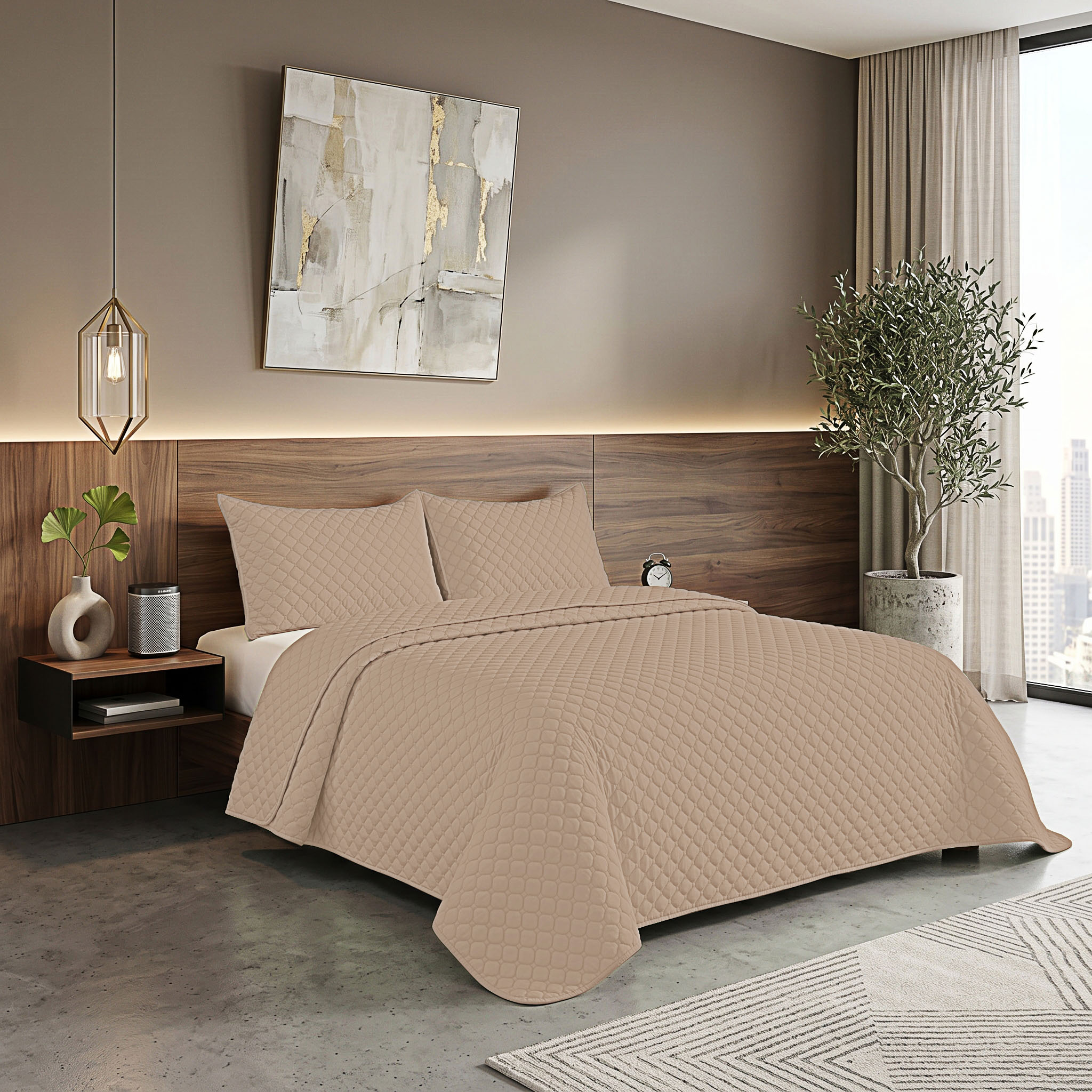 F702.jpg كوفيرته مايكروفايبر F702 بيج - Image 1