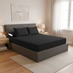 ملايه مايكروفايبر  استيك F712 اسود