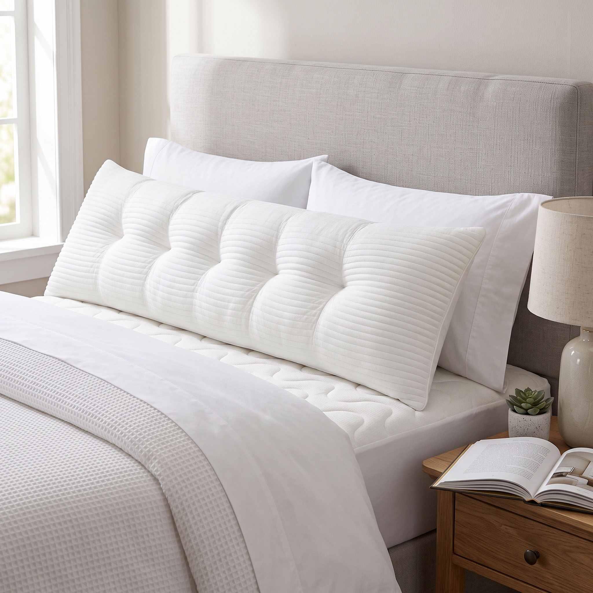 Fiber-Roll-Long-Pillow.jpg مخدة فايبر بولز - Image 1