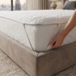 واقي مرتبة بأشرطة مطاطية عند الزوايا